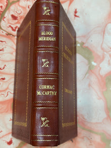 Blood Meridian Cormac McCarthy Leather Bound Book