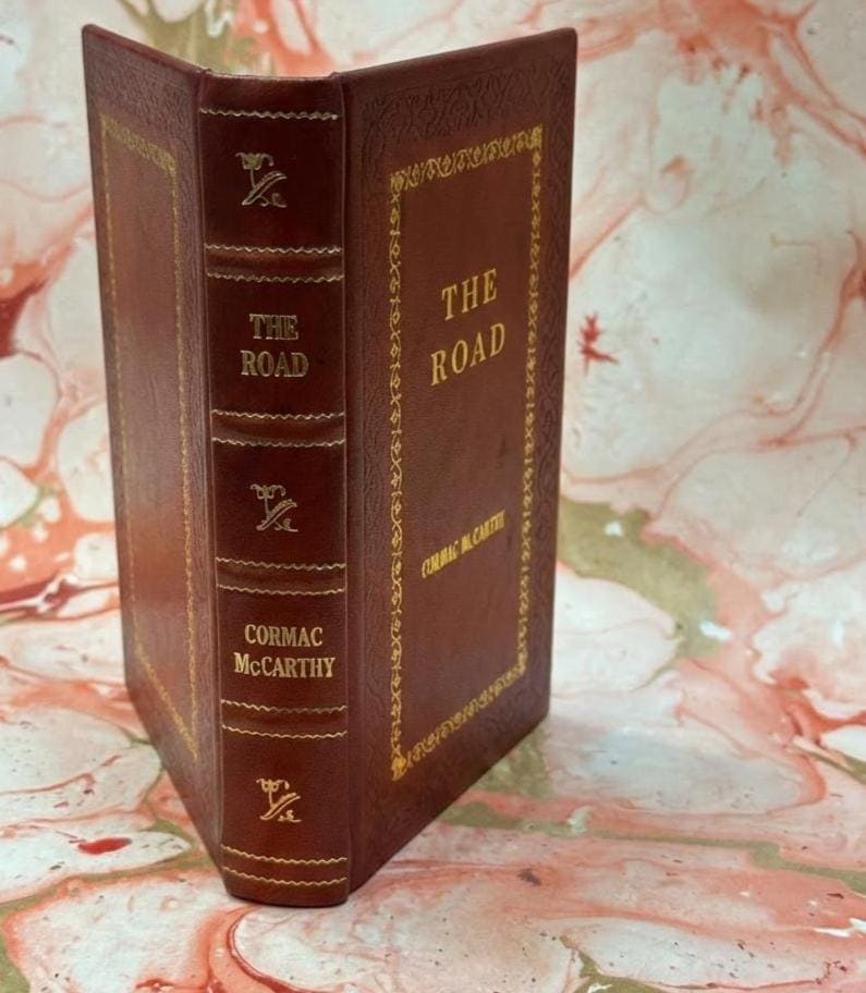 The Road Cormac McCarthy Leather Bound Book