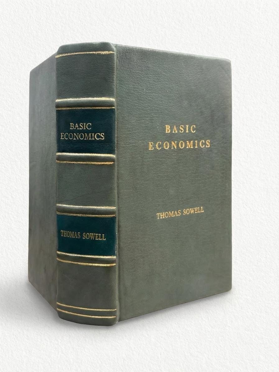 Basic Economics Leather Bound – Thomas Sowell Classic