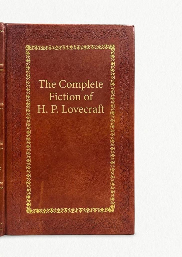 The Complete Fiction Works of H. P. Lovecraft, LeatherBound Classics Book Handmade