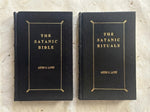Leather Bound Satanic Bible & Rituals Set - Anton LaVey Rebound