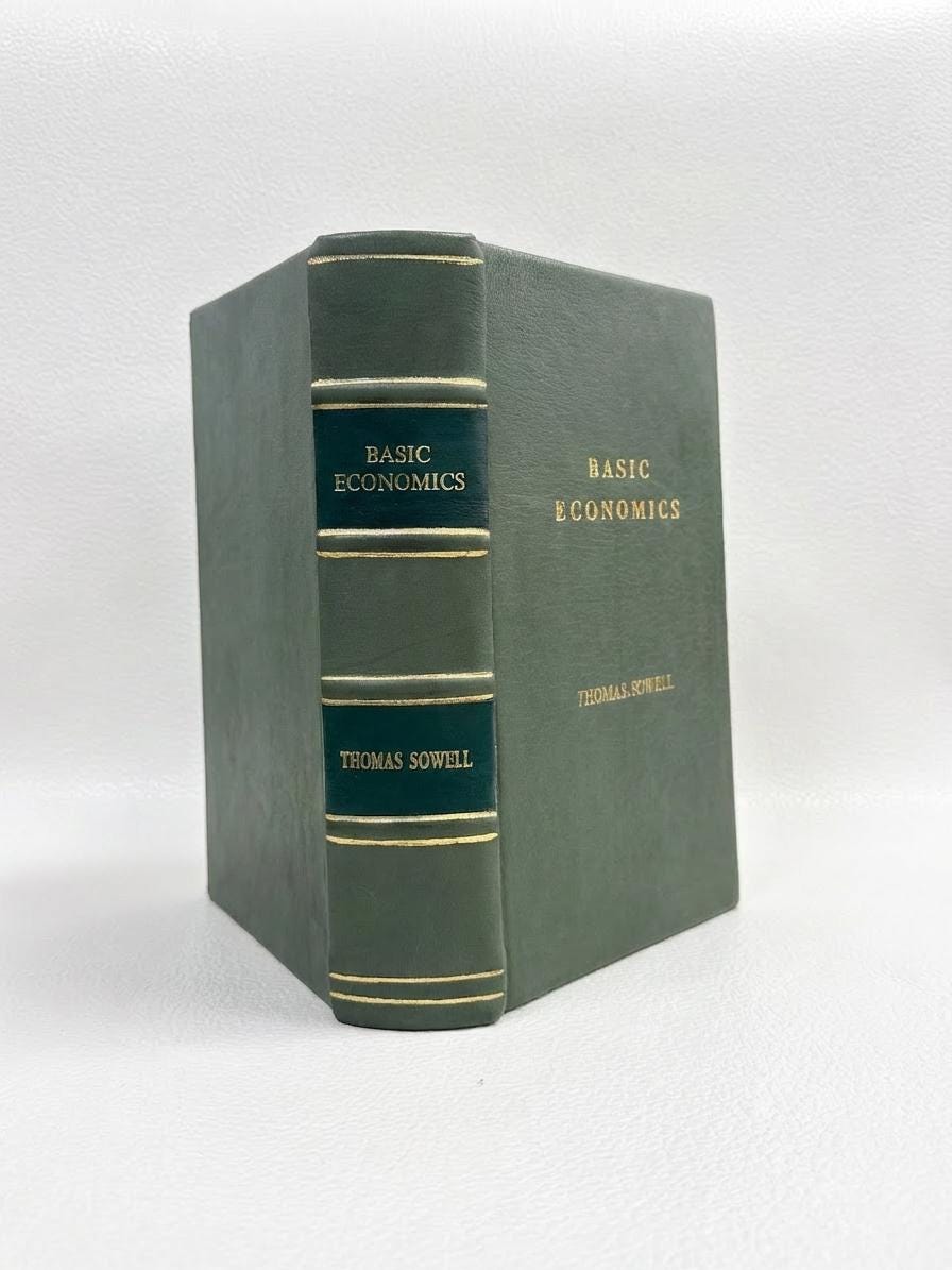 Basic Economics Leather Bound – Thomas Sowell Classic