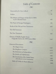 The Geneva Bible 1599 [Leather Bound]