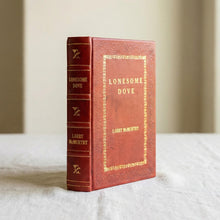 Lonesome Dove Leather Bound Book by Larry McMurtry – Re-Bound Edition