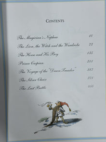 Chronicles of Narnia 7 in 1 Full Color Illustrated Book C.S LEWIS Leather-bound