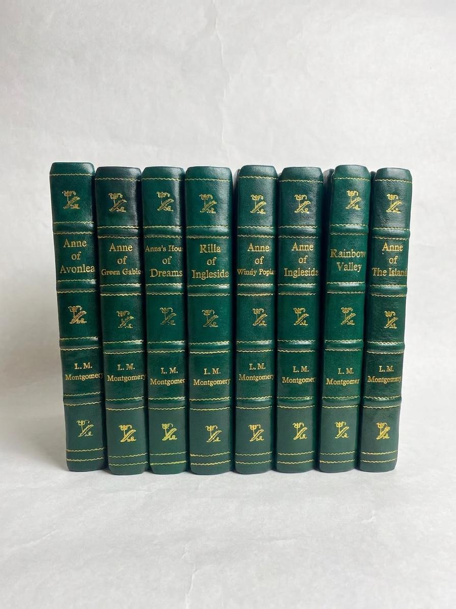 Anne of Green Gables 8 Book Leather Bound Set  L.M. Montgomery