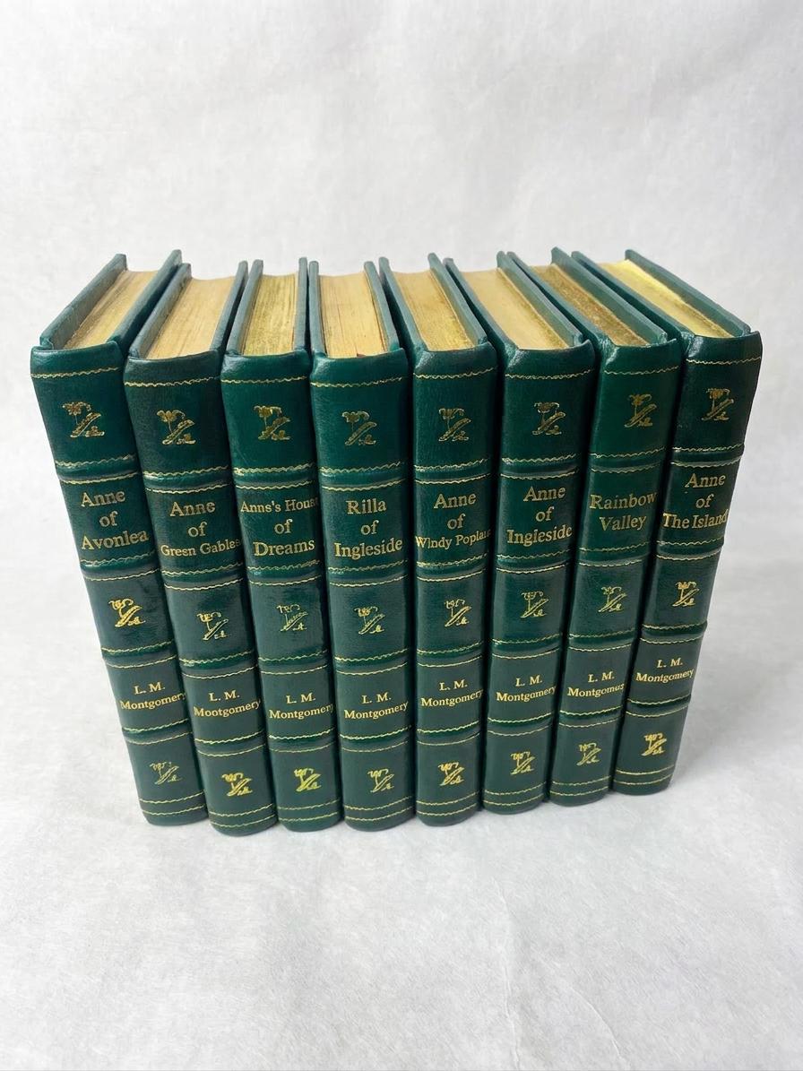 Anne of Green Gables 8 Book Leather Bound Set  L.M. Montgomery