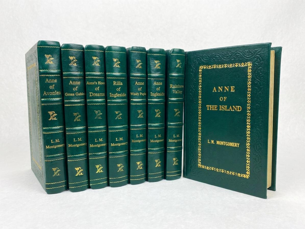 Anne of Green Gables 8 Book Leather Bound Set  L.M. Montgomery