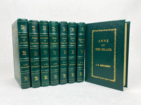 Anne of Green Gables 8 Book Leather Bound Set  L.M. Montgomery