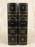 Demonology and Devil-Lore 2 Volume Set Leather Bound|Moncure Daniel Conway|