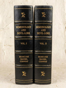 Demonology and Devil-Lore 2 Volume Set Leather Bound|Moncure Daniel Conway|