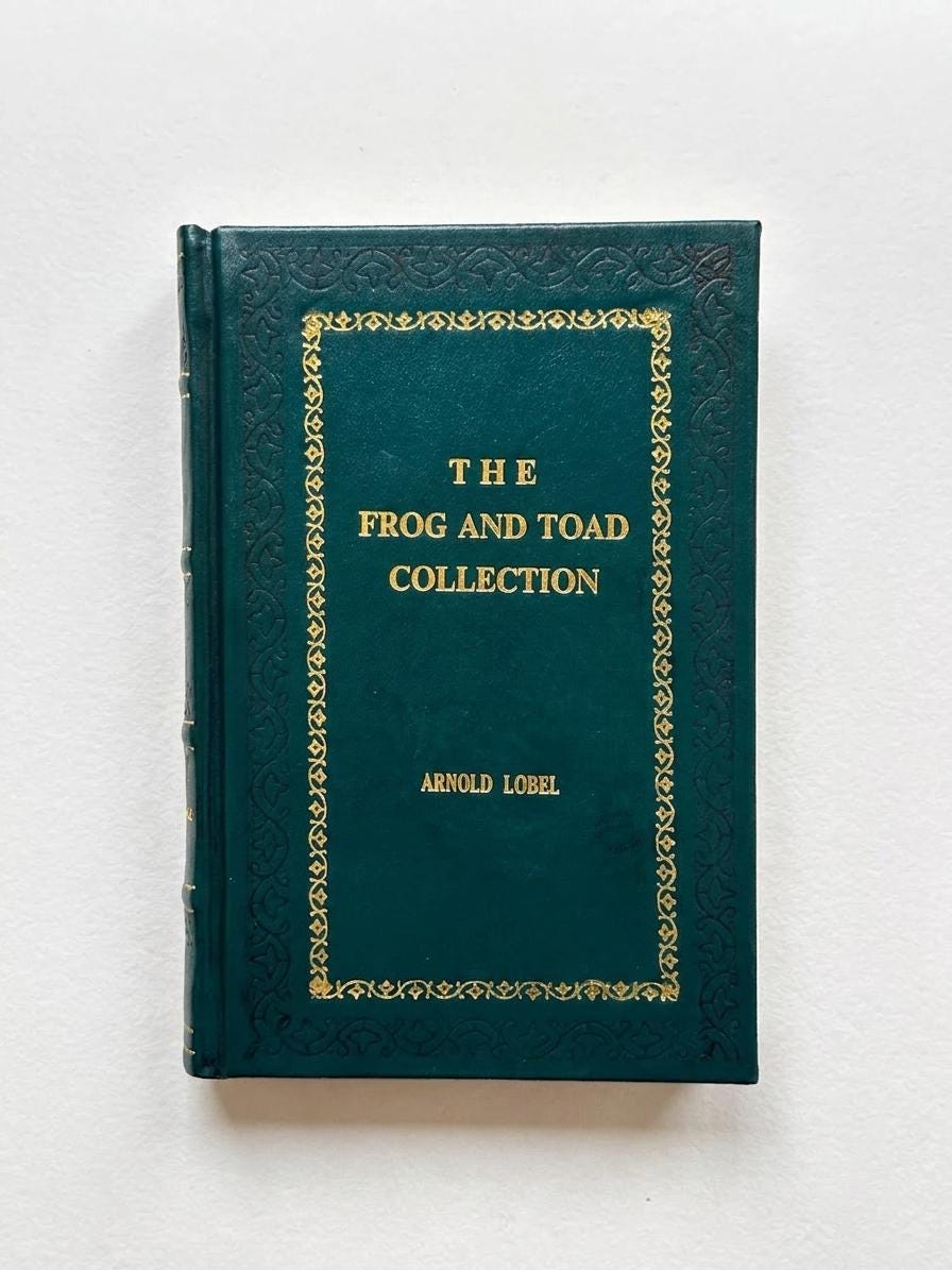 Frog and Toad Collection Leather Bound Book |  4-in-1 Arnold Lobel Collection | Children's Classic Gift |
