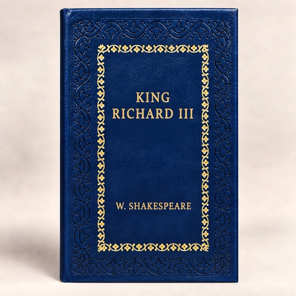 King Richard III by William Shakespeare leather-bound edition with gold-tone foil spine