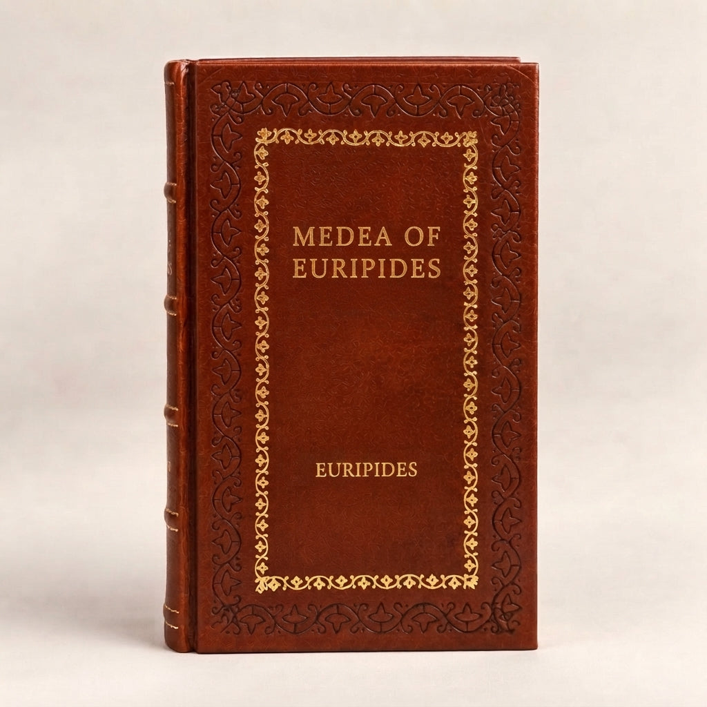 Medea of Euripides by Euripides leather-bound edition with gold-tone foil spine