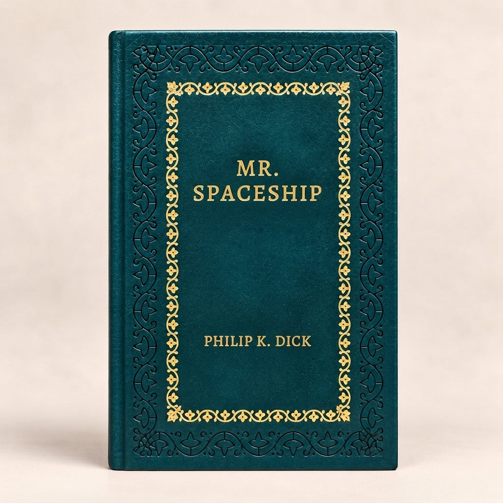 Mr. Spaceship by Philip K. Dick leather-bound edition with gold-tone foil spine