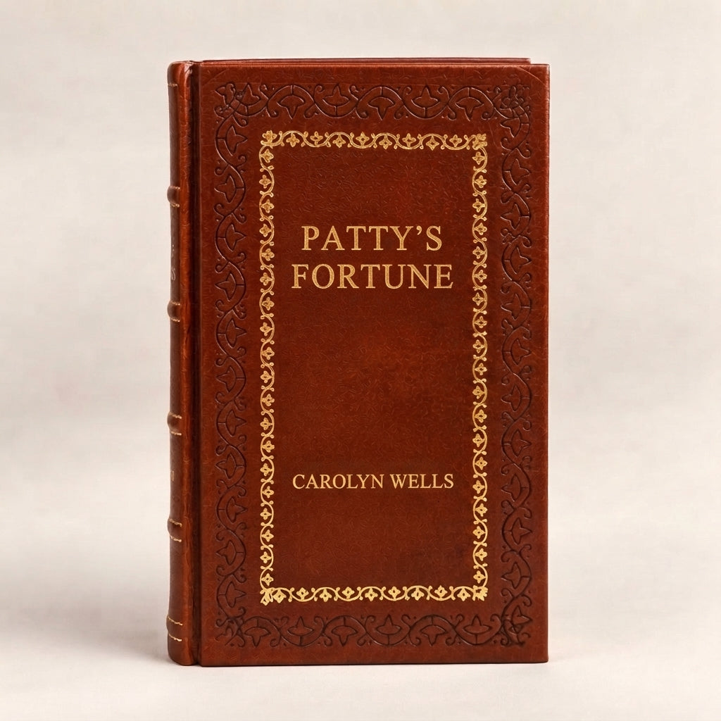 Patty's Fortune by Carolyn Wells leather-bound edition with gold-tone foil spine