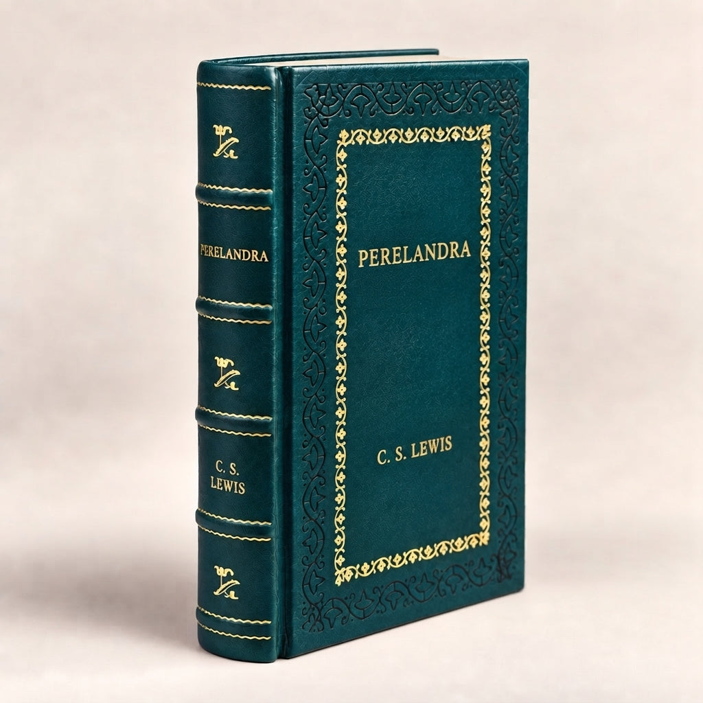 Perelandra by C. S. Lewis leather-bound edition with gold-tone foil spine