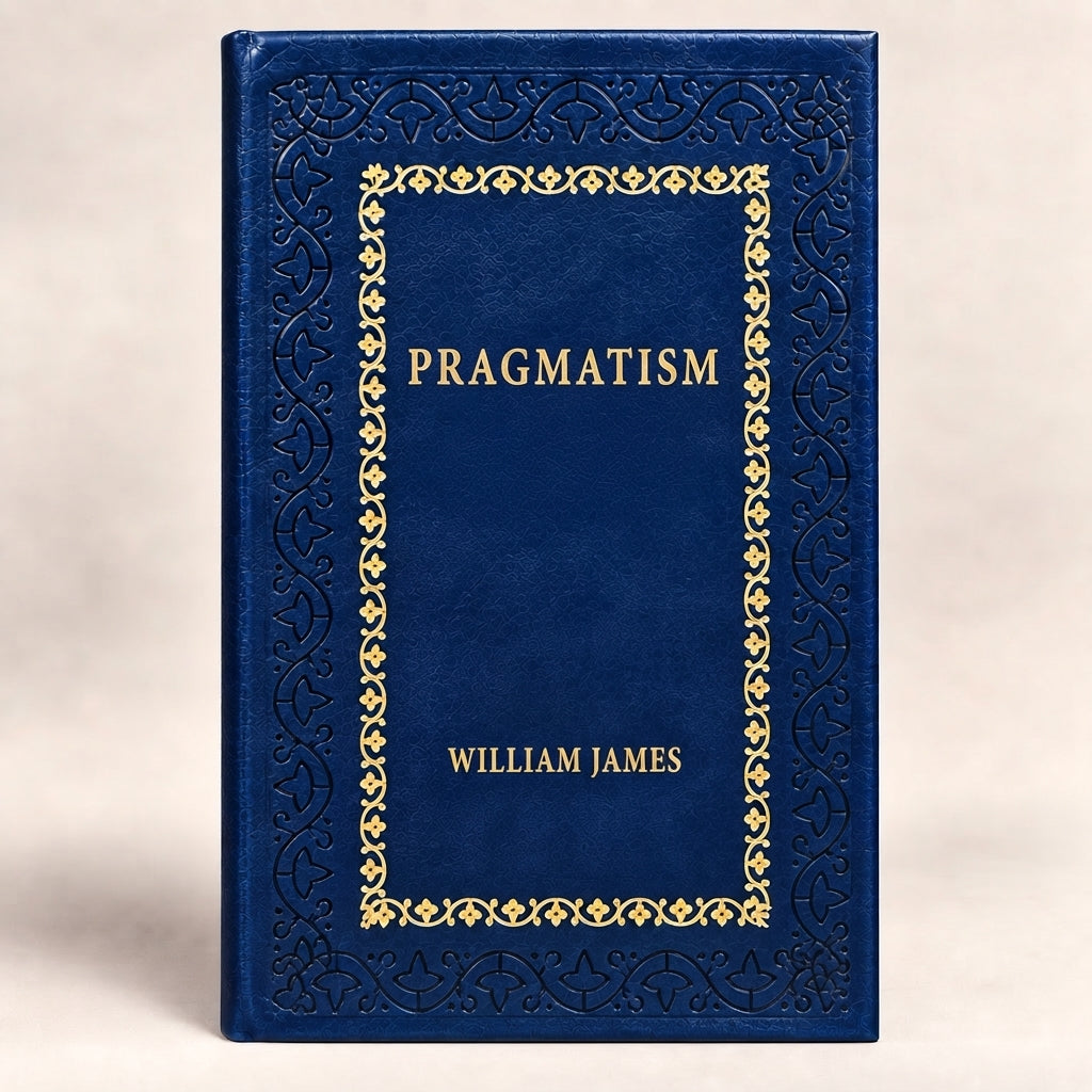 Pragmatism by William James leather-bound edition with gold-tone foil spine