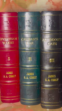 The Expanse 9 Book Leather Bound Set | James S. A. Corey | Complete Sci-Fi Series|