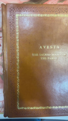 The Avesta: Sacred Books of the Parsis | Leather Bound Edition