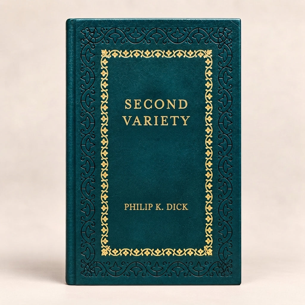 Second Variety by Philip K. Dick leather-bound edition with gold-tone foil spine