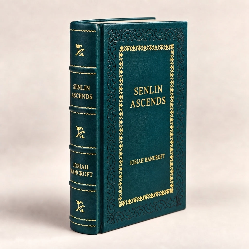 Senlin Ascends by Josiah Bancroft leather-bound edition with gold-tone foil spine