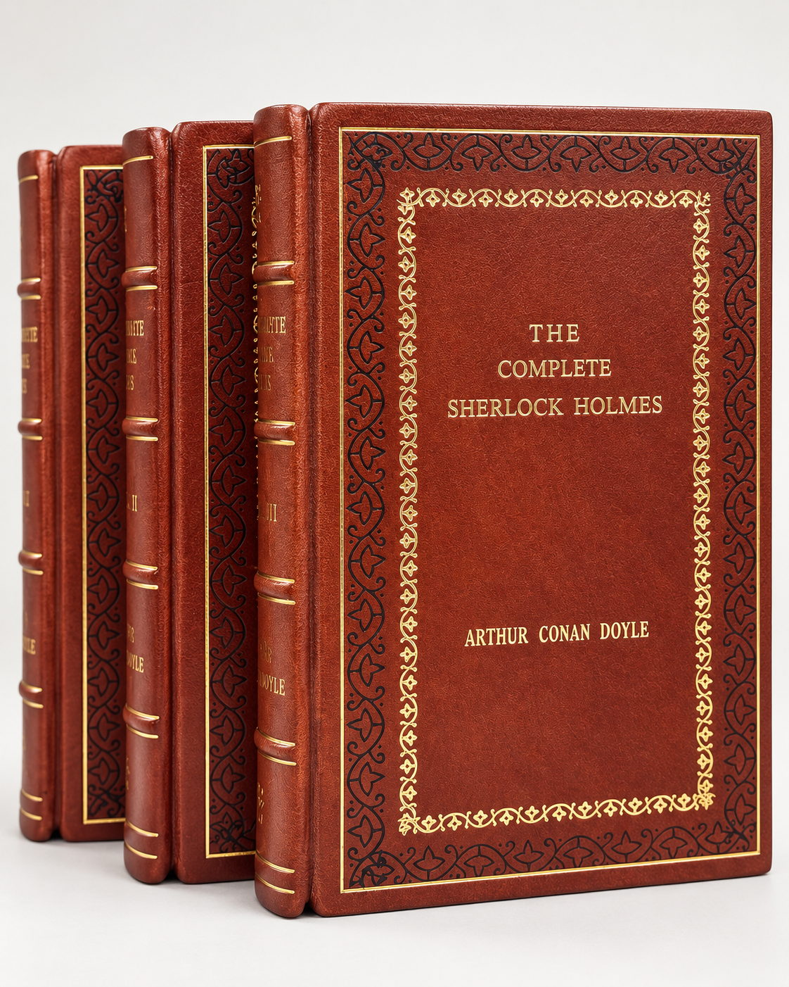 The Complete Sherlock Holmes 3 Volume Leather-Bound Set | Arthur Conan Doyle | Collector's Edition