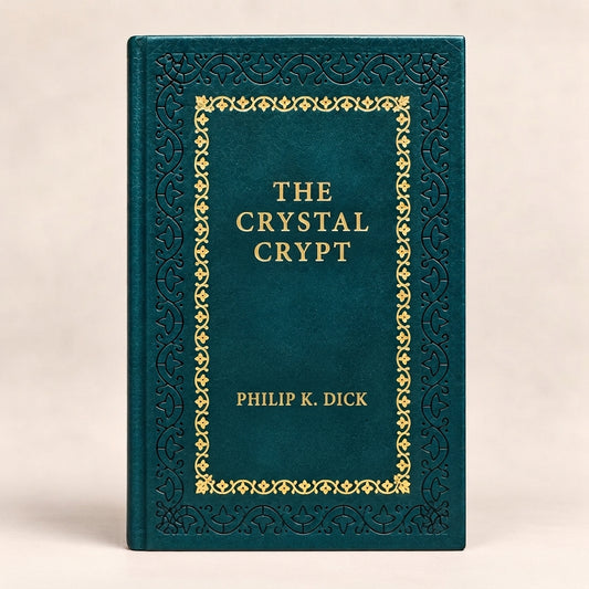 The Crystal Crypt by Philip K. Dick leather-bound edition with gold-tone foil spine