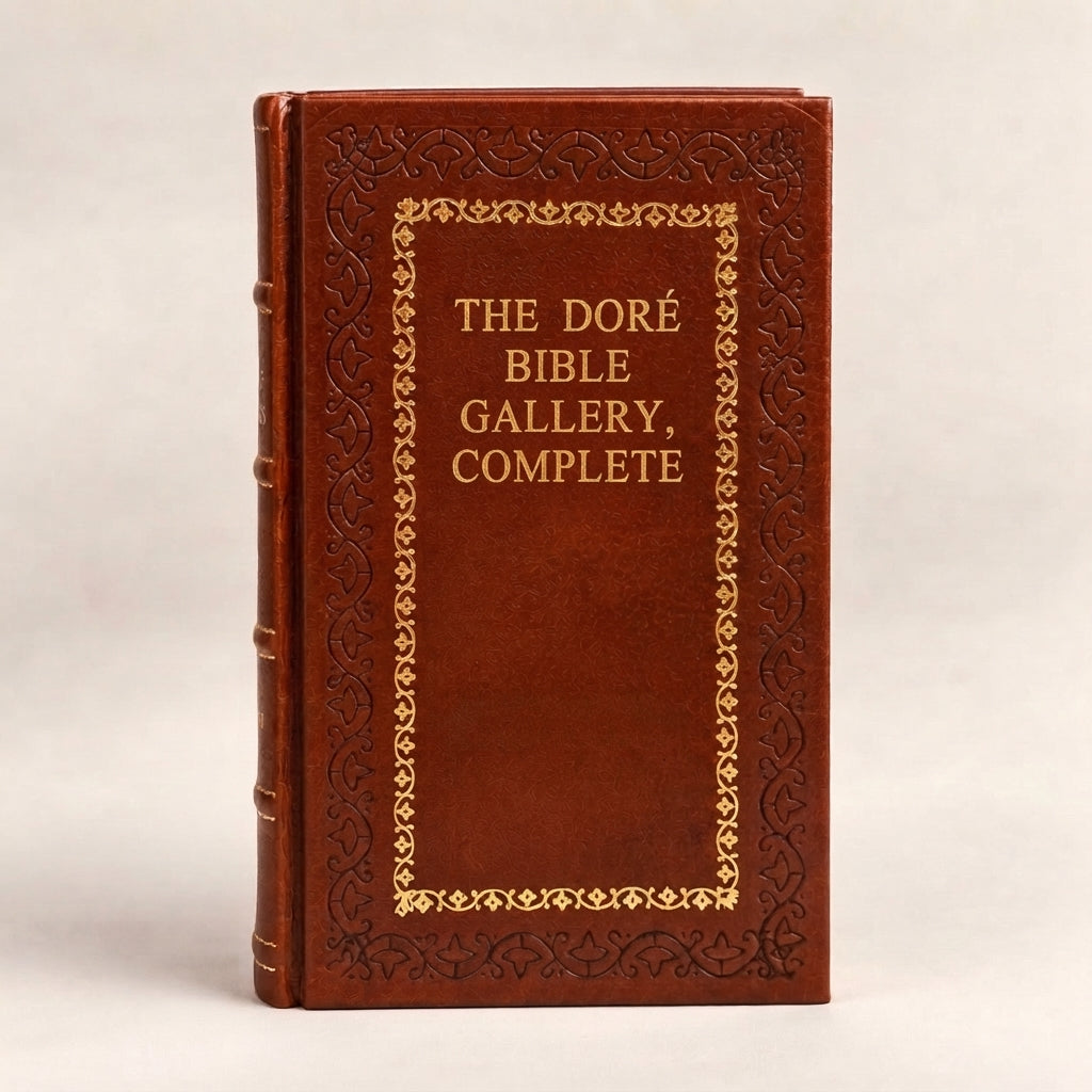 The Doré Bible Gallery, Complete leather-bound edition with gold-tone foil spine