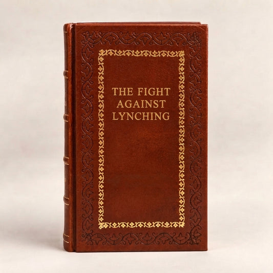 The Fight Against Lynching leather-bound edition with gold-tone foil spine