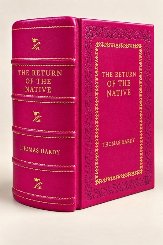 The Return of the Native by Thomas Hardy leather-bound edition with gold-tone foil spine
