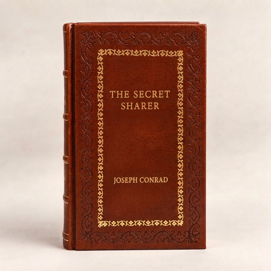 The Secret Sharer by Joseph Conrad leather-bound edition with gold-tone foil spine