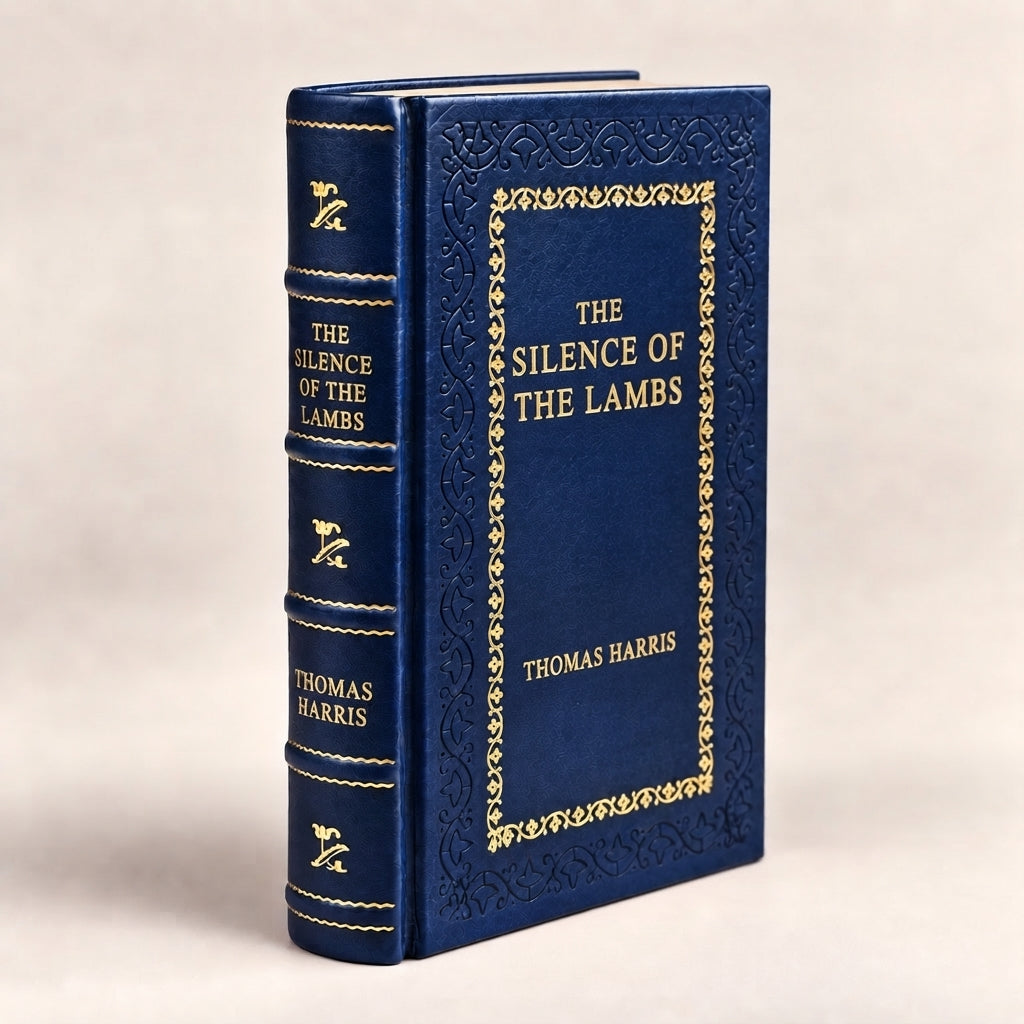 The Silence of the Lambs by Thomas Harris leather-bound edition with gold-tone foil spine