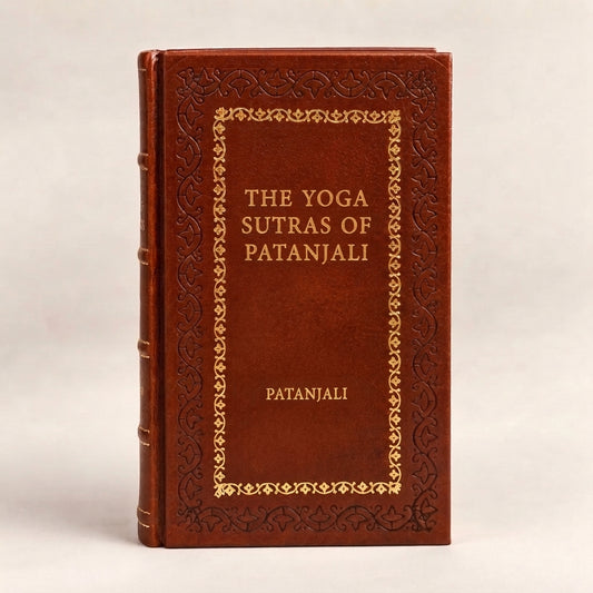 The Yoga Sutras of Patanjali by Patanjali leather-bound edition with gold-tone foil spine