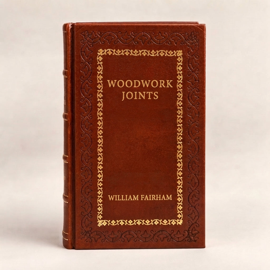 Woodwork Joints by William Fairham leather-bound edition with gold-tone foil spine